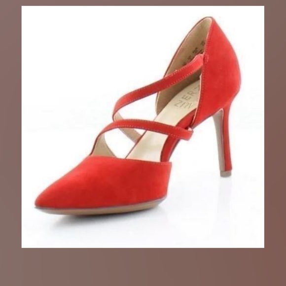 NATURALIZER WOMEN'S ARIELLE PUMP IN BLAZE RED NEW SIZE 10.5 - Picture 1 of 2